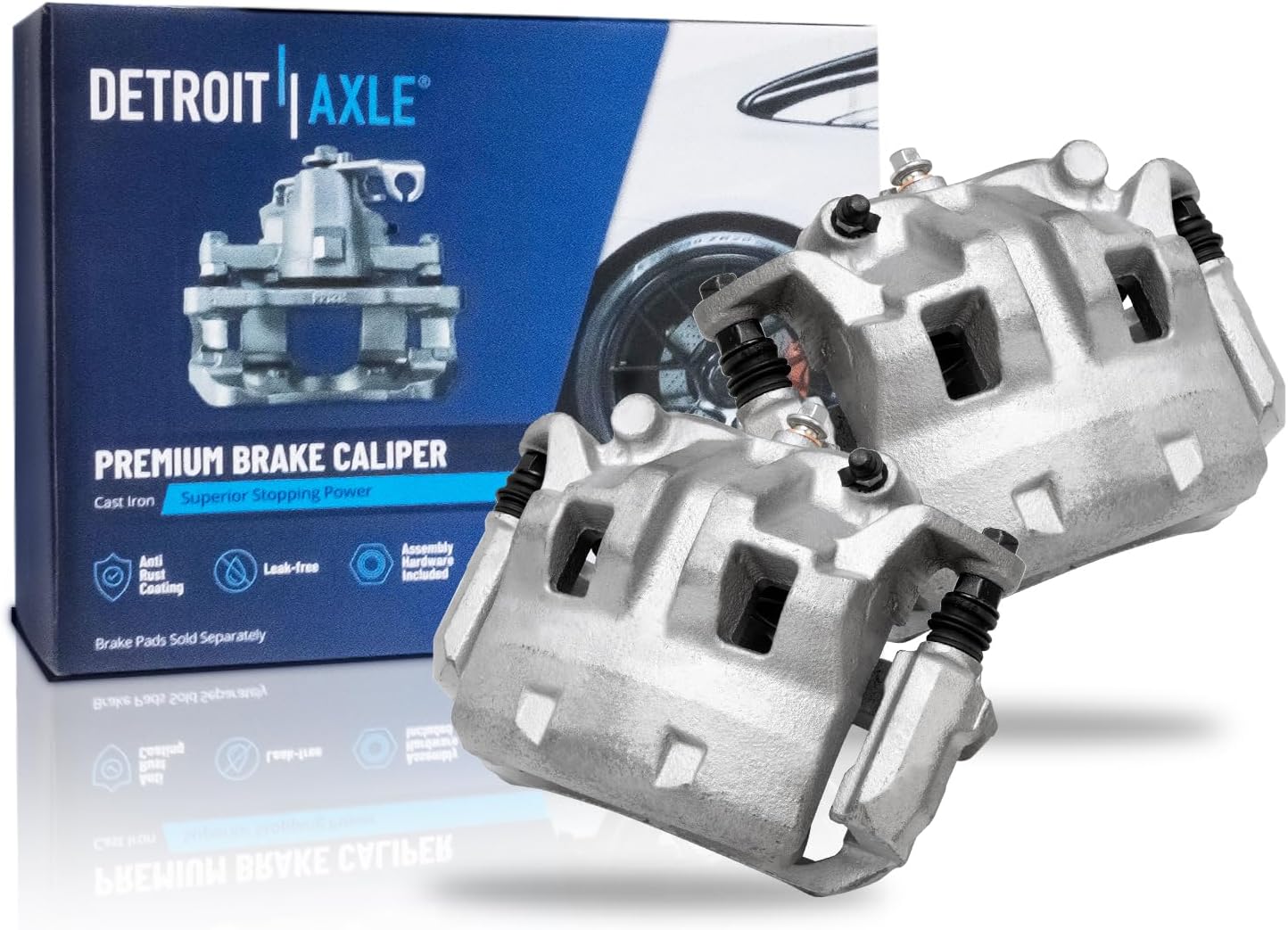 Pair Front Brake Calipers (Remanufactured)