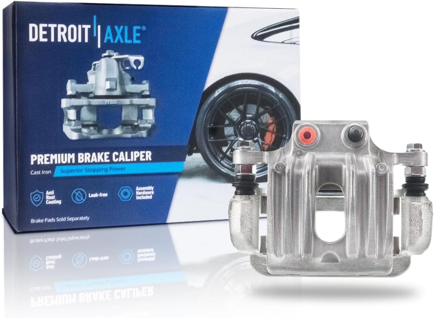 Detroit Axle - Rear Right Disc Brake Caliper for Kia Sedona Hyundai Entourage - Main Image