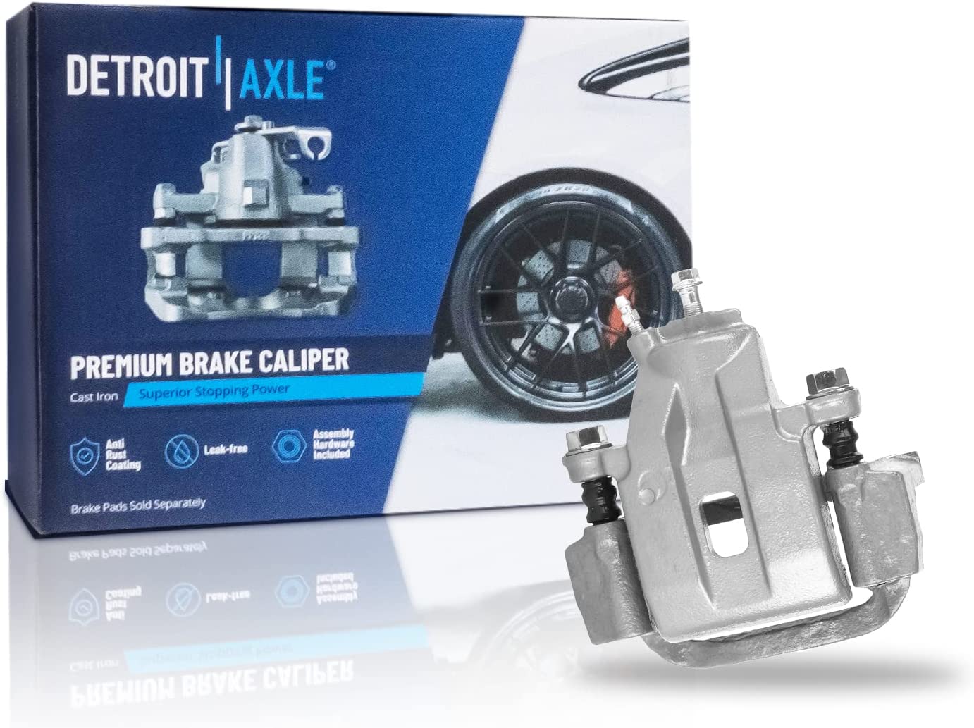 Detroit Axle - Rear Left Brake Caliper for 2008 2009-2016 Toyota Sequoia Tundra - Main Image