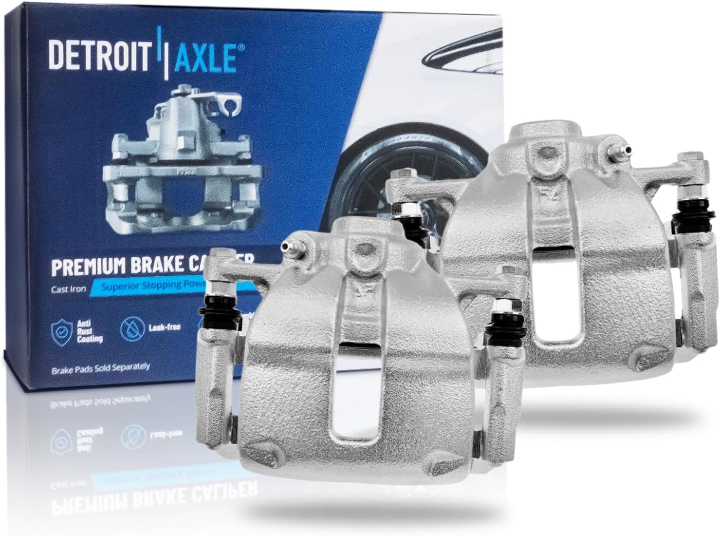 Pair Front Brake Calipers (Remanufactured)