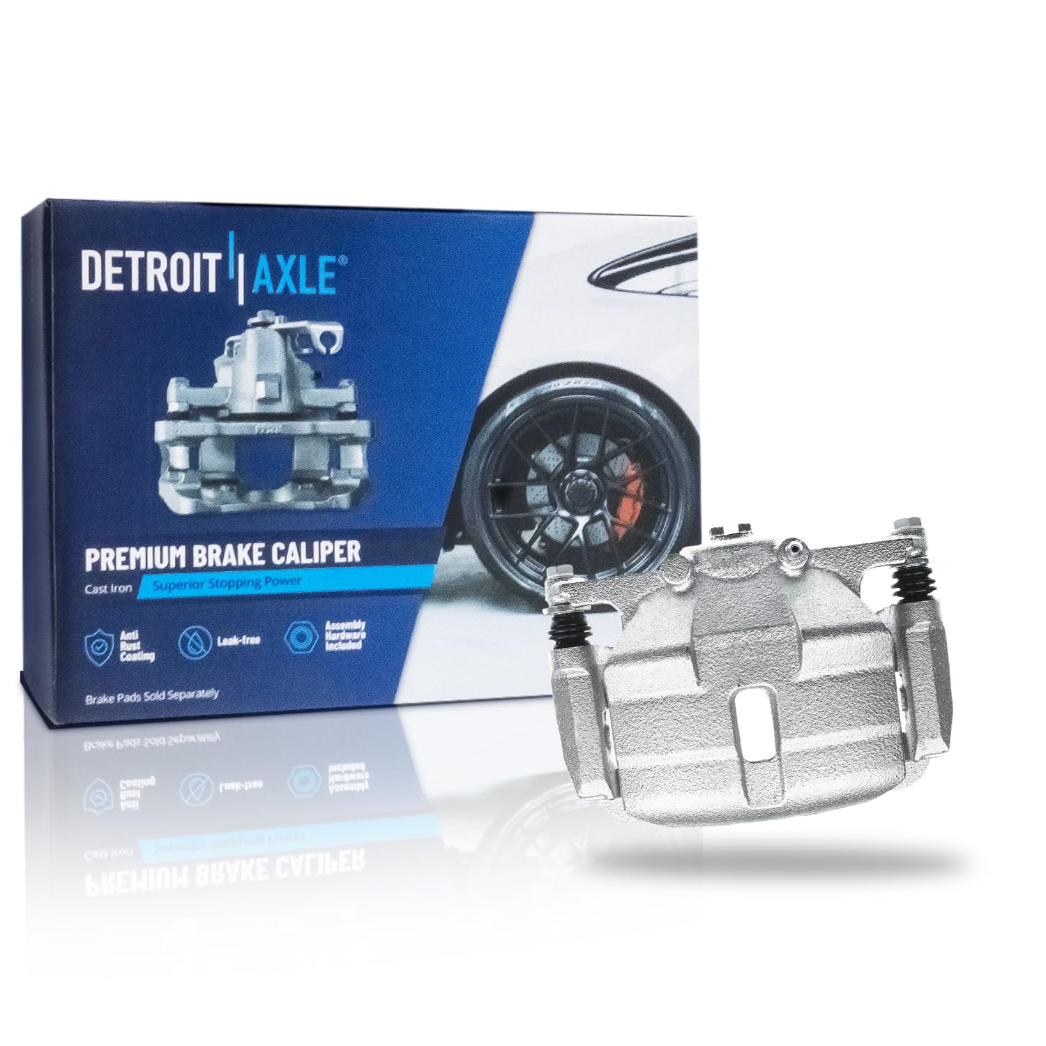 Detroit Axle - Front Left Brake Caliper for Nissan Rogue Select Suzuki Kizashi - Main Image