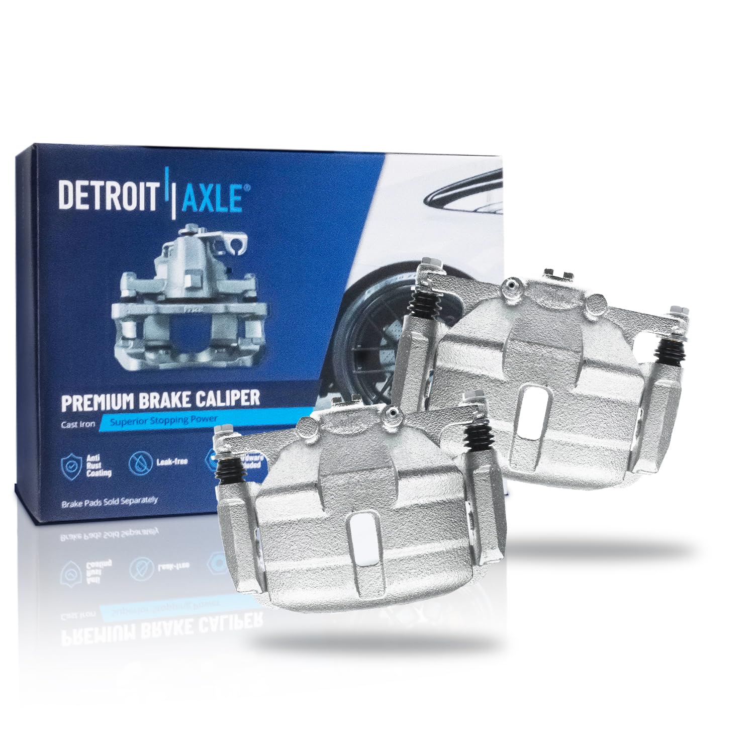 Pair Front Brake Calipers (Remanufactured)