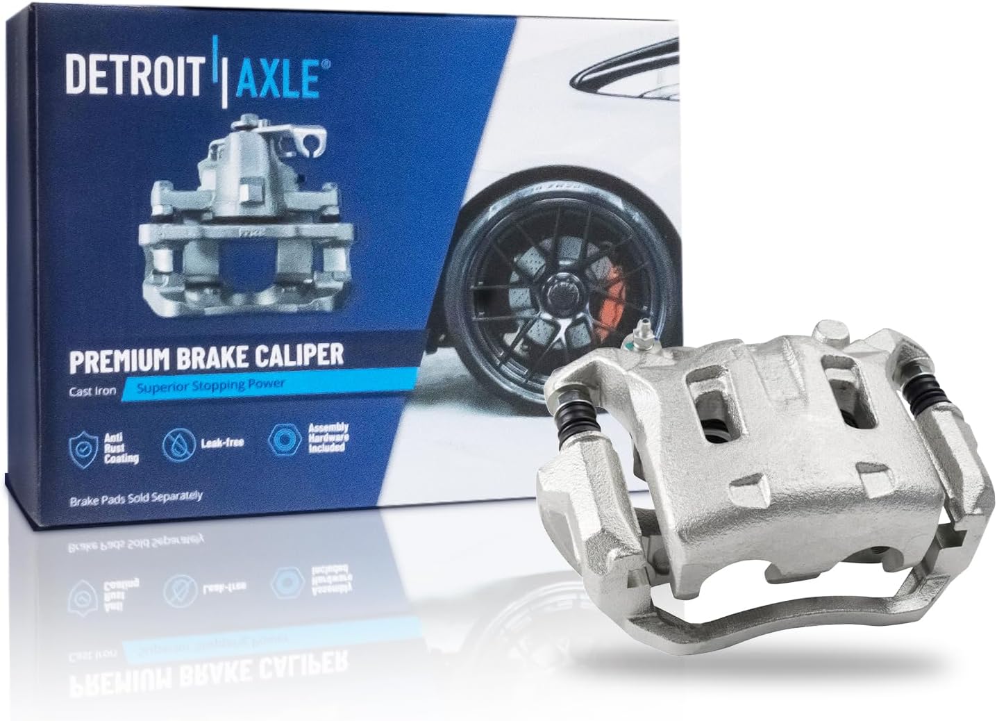 Detroit Axle - Front Left Disc Brake Caliper for 2008-2012 Nissan Pathfinder - Main Image
