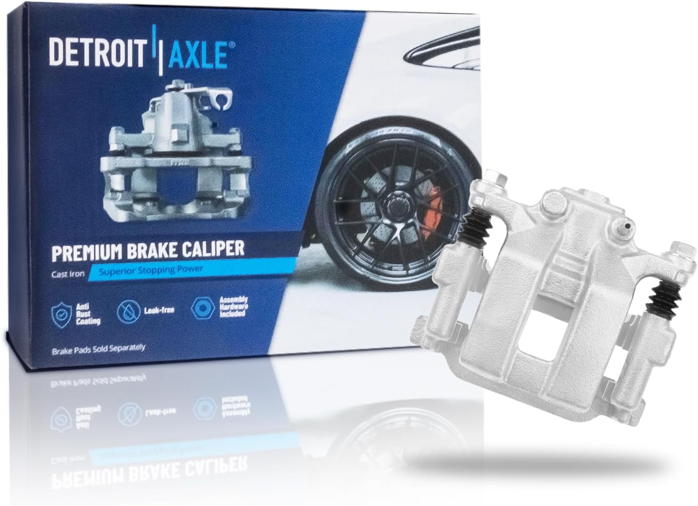 Detroit Axle - Rear Left Disc Brake Caliper for Infiniti G35 G37 Q60 - Main Image