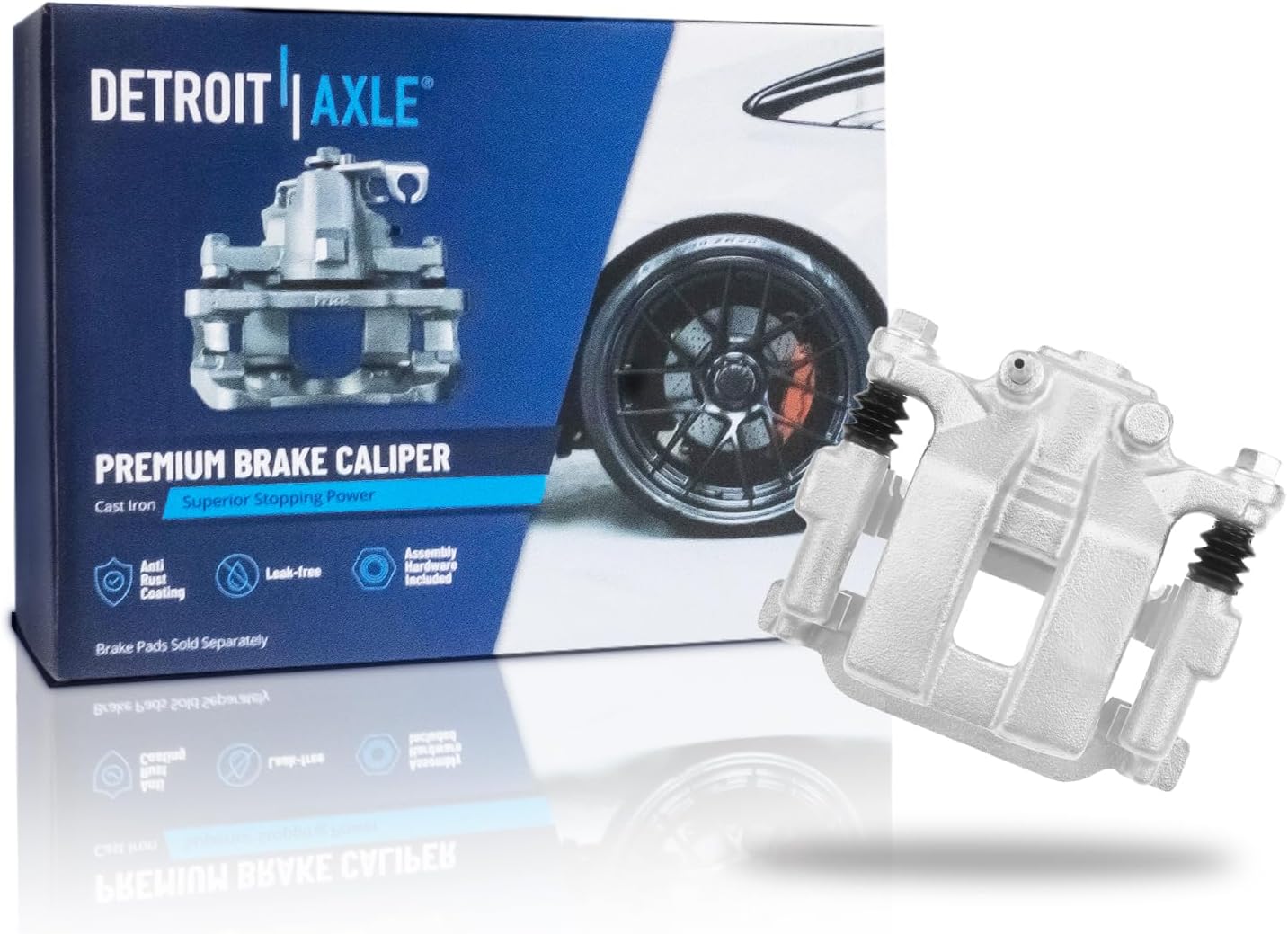 Detroit Axle - Rear Right Disc Brake Caliper for Infiniti G35 G37 Q60 - Main Image
