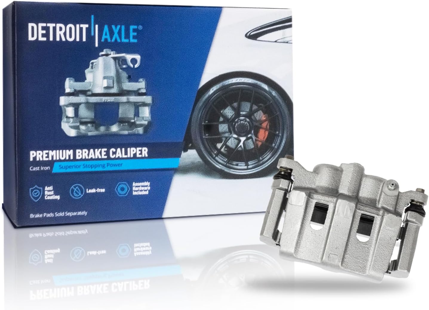 Detroit Axle - Front Left Disc Brake Caliper for 2009 2010-2016 Toyota Venza - Main Image
