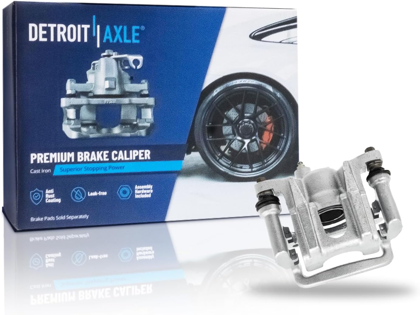 Detroit Axle - Rear Left Disc Brake Caliper for 2009 2010 2011-2016 Toyota Venza - Main Image