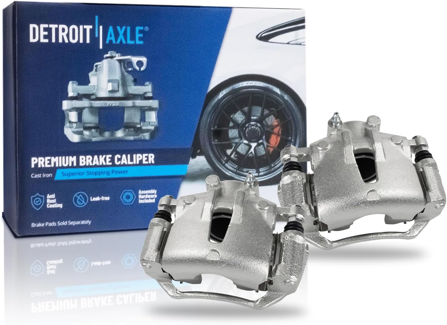 Pair Front Brake Calipers (Remanufactured)