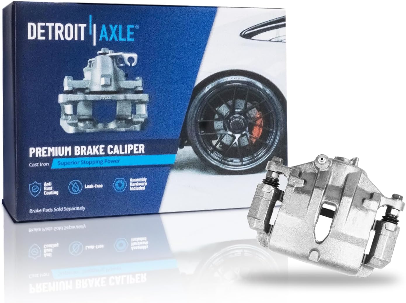 Detroit Axle - Front Right Disc Brake Caliper for Hyundai Tucson Kia Sportage - Main Image