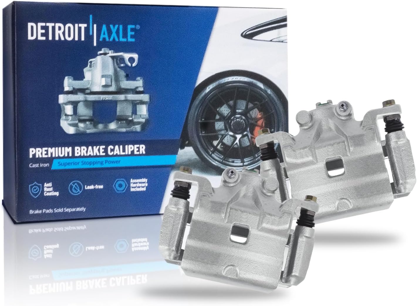Detroit Axle - Front Disc Brake Calipers for Nissan Juke Sentra - Main Image