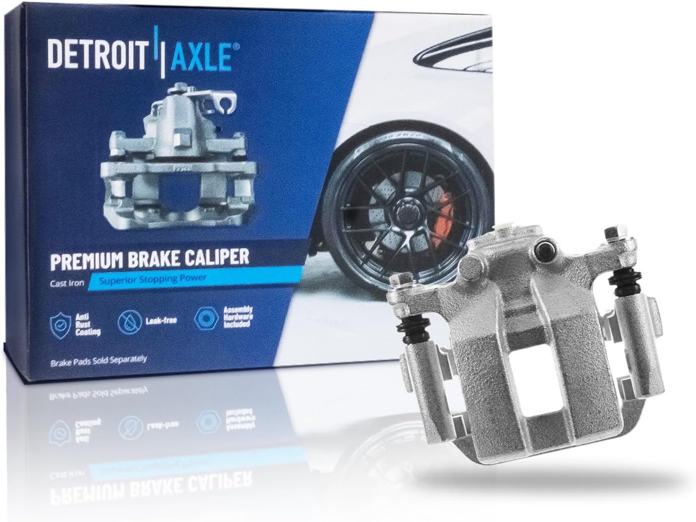 Detroit Axle - Rear Right Disc Brake Caliper for Nissan Leaf Rogue Sport - Main Image
