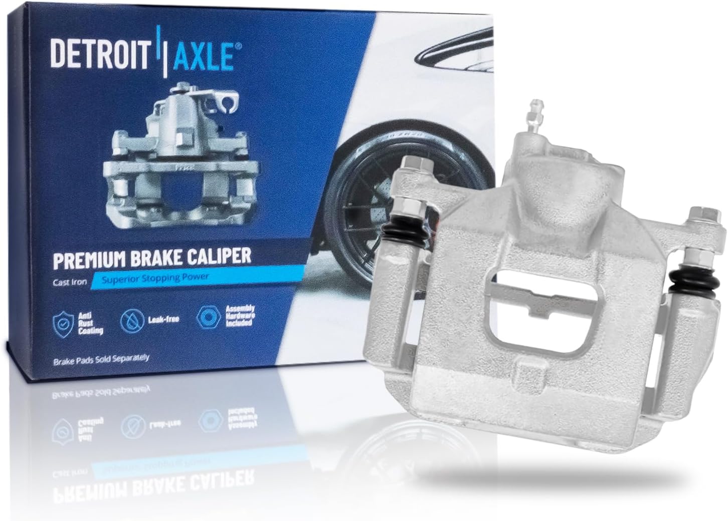 Detroit Axle - Front Right Disc Brake Caliper for 2012 2013 2014 2015 Scion iQ - Main Image