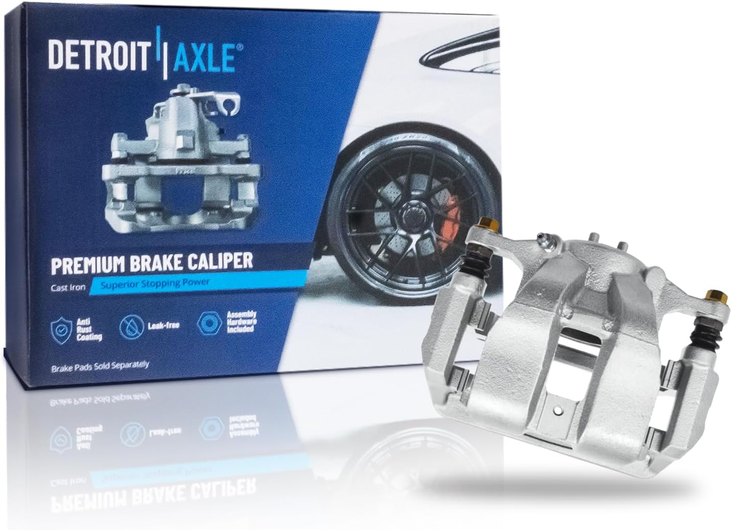 Detroit Axle - Front Right Disc Brake Caliper for 2013 2014 2015 Acura RDX - Main Image