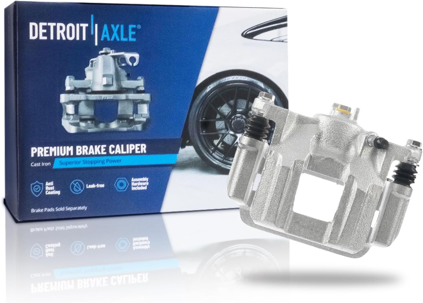 Detroit Axle - Rear Right Disc Brake Caliper for Acura MDX Honda Pilot Ridgeline - Main Image
