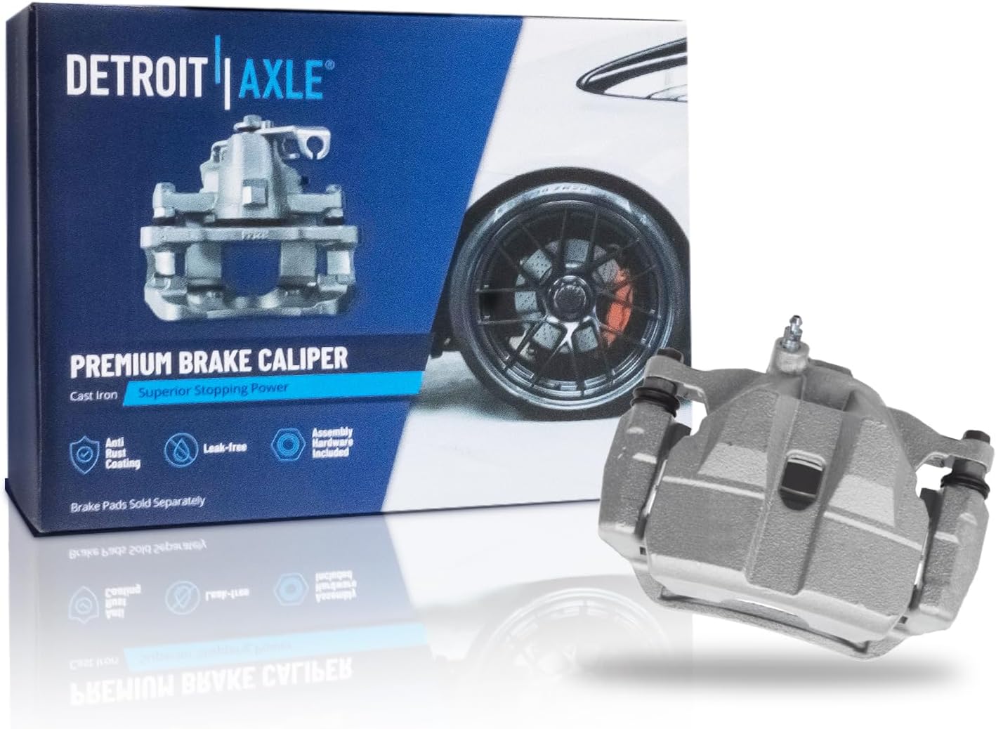 Detroit Axle - Front Right Brake Caliper for 2014 2015 2016 2017-2021 Mazda 6 - Main Image
