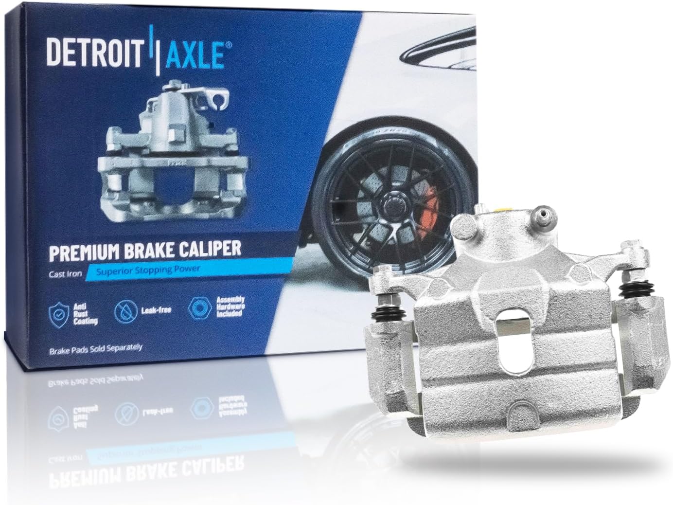 Detroit Axle - Front Right Disc Brake Caliper for 2014 2015 2016 Kia Cadenza - Main Image