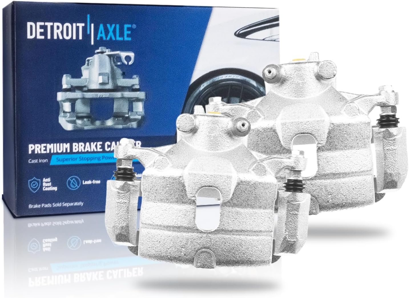 Pair Front Brake Calipers (Remanufactured)