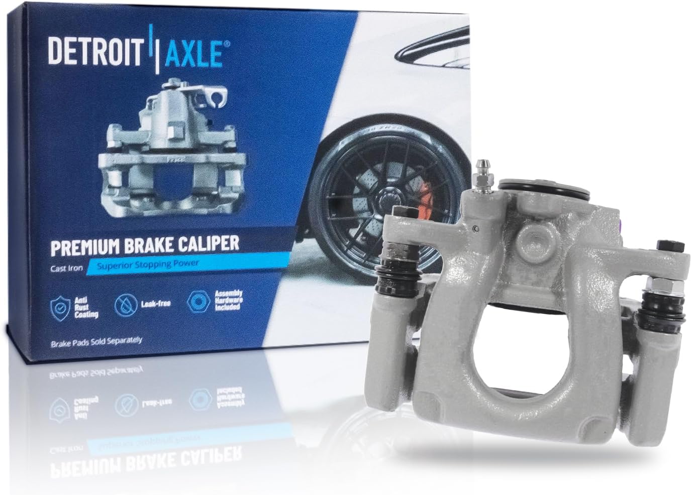 Detroit Axle - Rear Left Disc Brake Caliper for 2016 2017 2018 2019-2021 Mazda 6 - Main Image