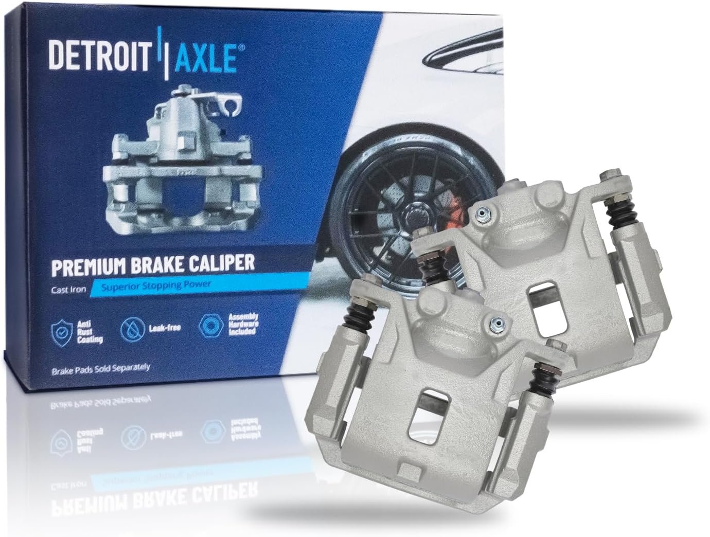 Pair Front Brake Calipers (Remanufactured)