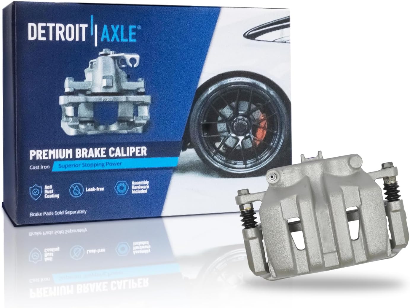 Detroit Axle - Front Right Disc Brake Caliper for 2018 2019-2022 Honda Odyssey - Main Image