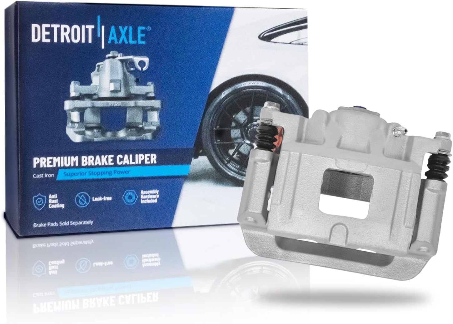 Detroit Axle - Rear Right Disc Brake Caliper for 2017-2022 Nissan Titan - Main Image