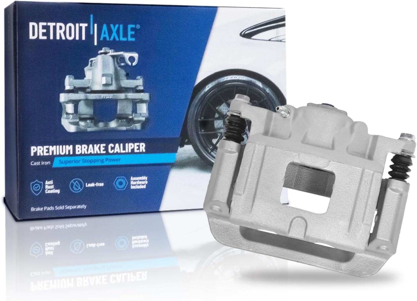 Detroit Axle - Rear Left Disc Brake Caliper for 2017-2022 Nissan Titan - Main Image