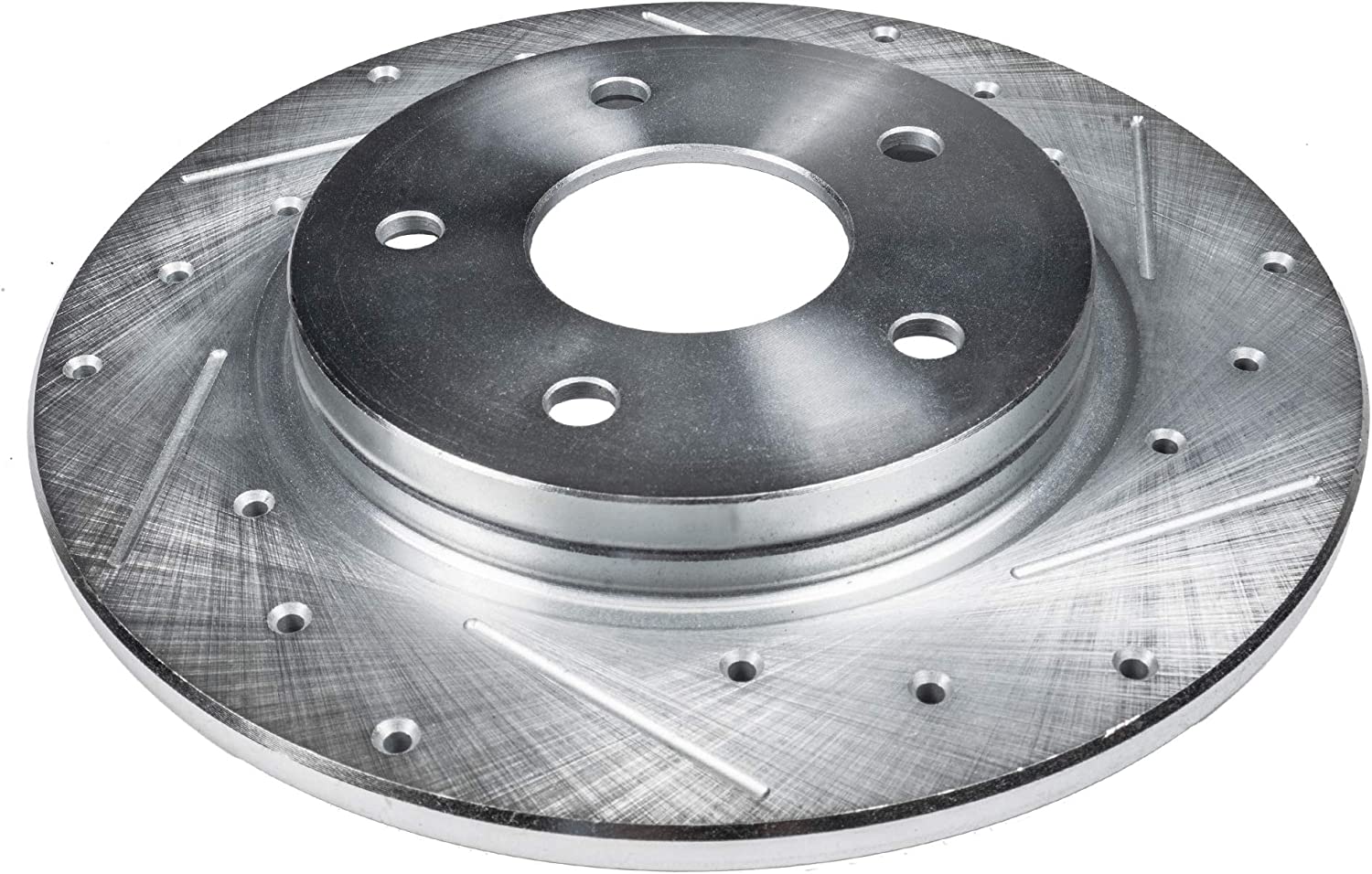 Detroit Axle - Rear Drilled Brake Rotors for 2004-2008 Acura TL Honda Element - 6