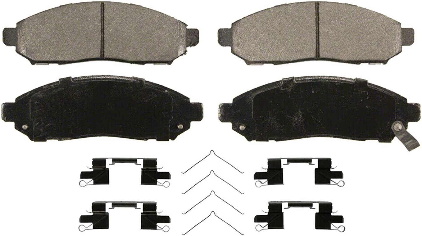 Detroit Axle - Front Drilled Brake Rotor Pad for Frontier Pathfinder V6 Xterra - 5
