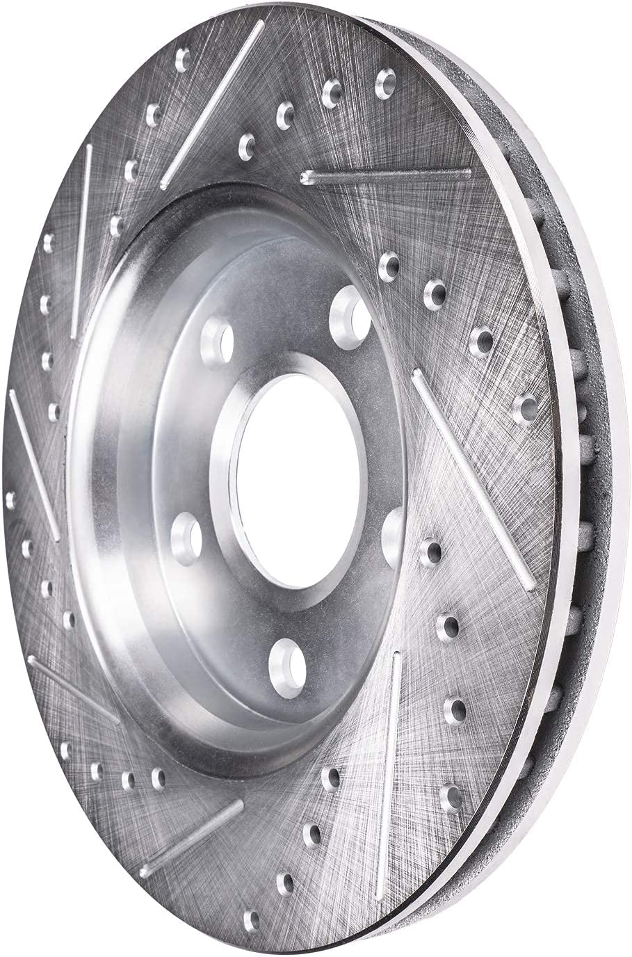 Detroit Axle - Rear Drilled Brake Rotors for 1997-2003 BMW 525i 528i 530i 540i - 7