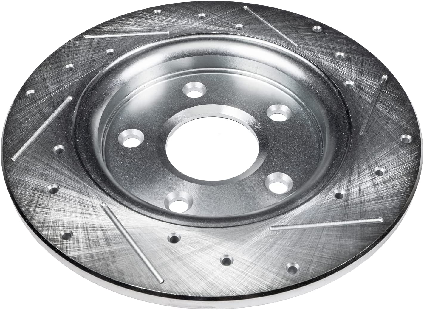 Detroit Axle - Rear Drilled Disc Brake Rotors for 2003 2004-2011 Saab 9-3 9-3X - 6