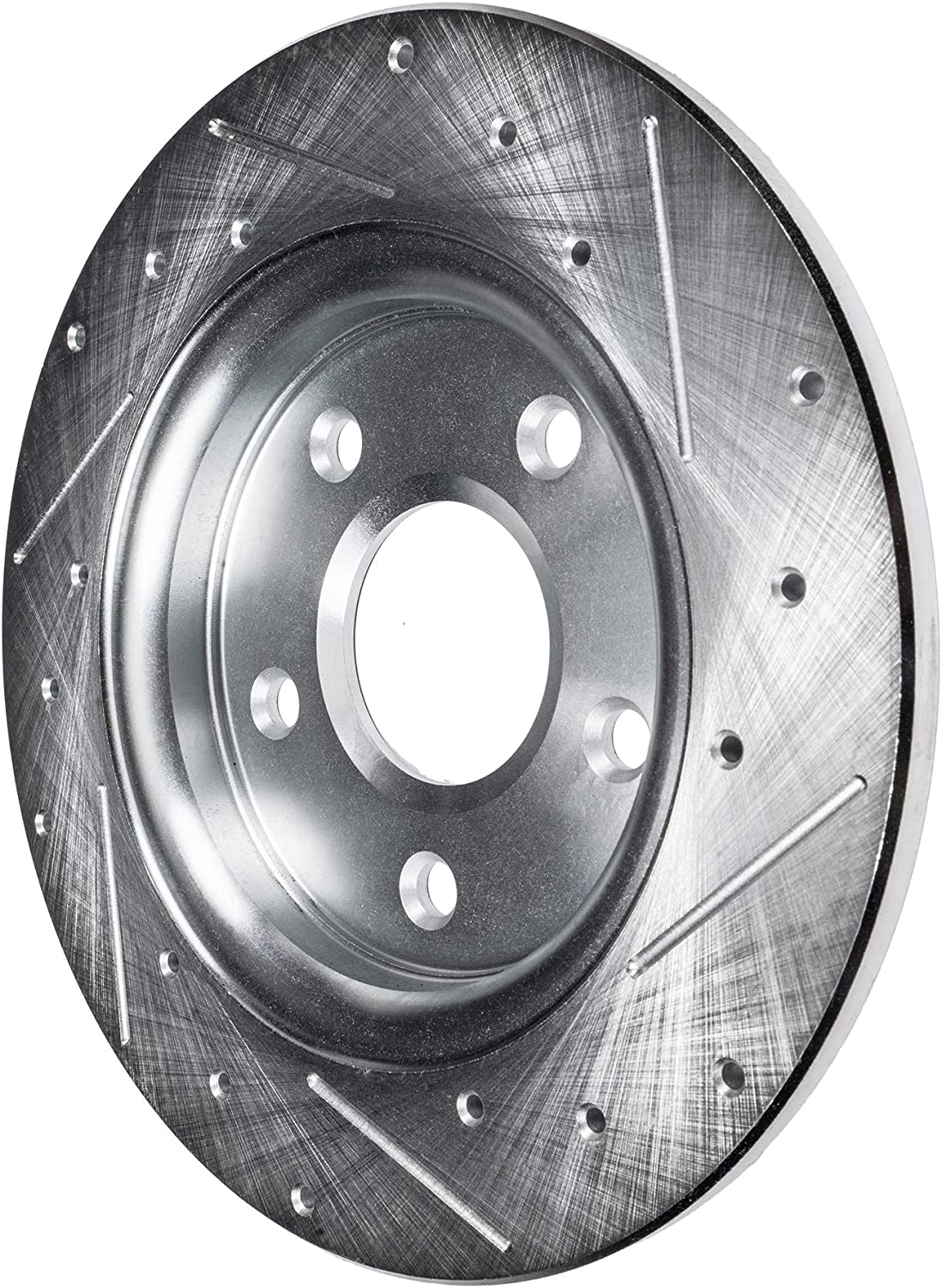 Detroit Axle - Rear Drilled Disc Brake Rotors for 1999-2004 Jeep Grand Cherokee - 7
