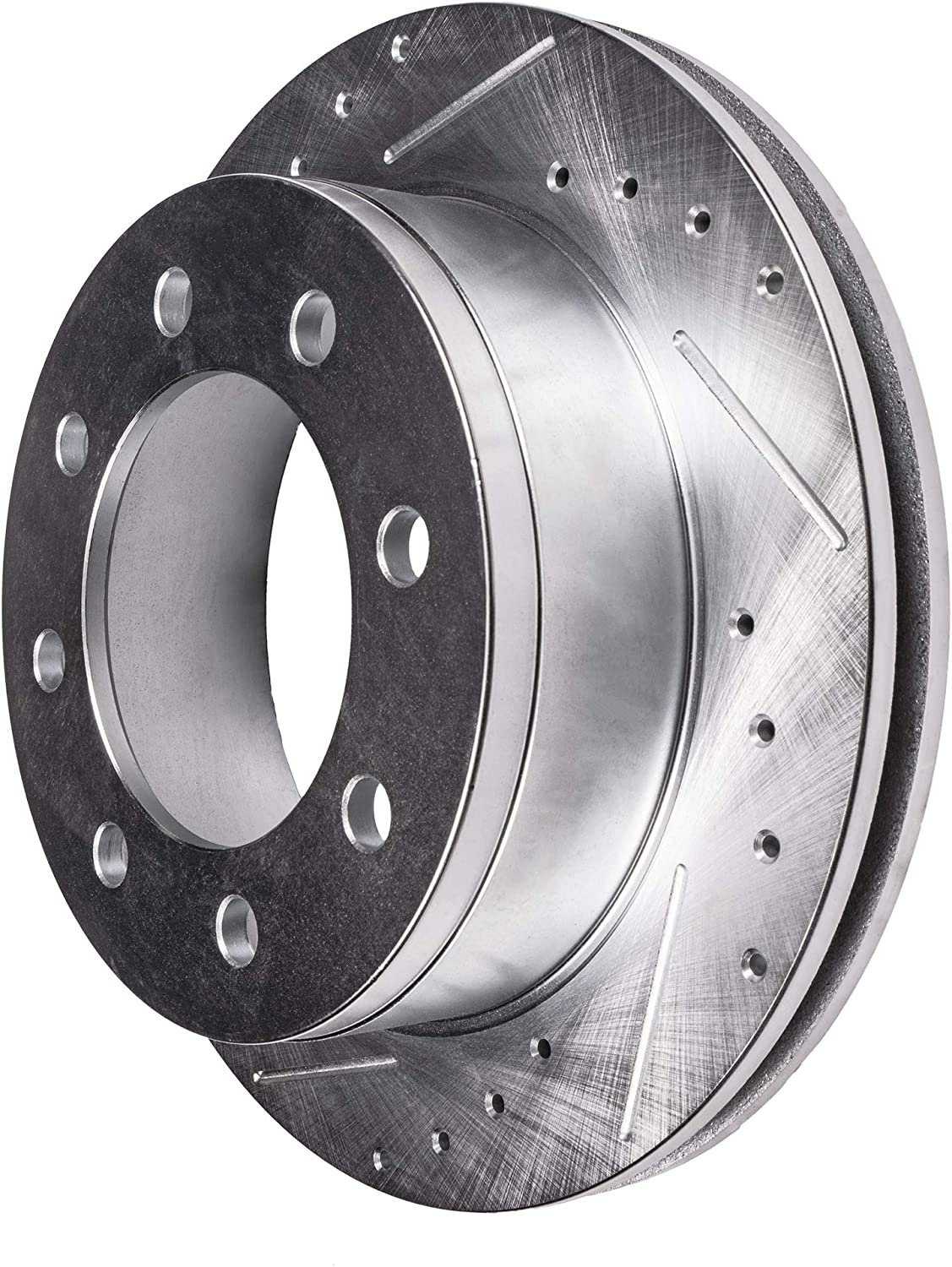 Detroit Axle - Rear Drilled Brake Rotors for Chevy Silverado Sierra 2500 3500 HD - 5