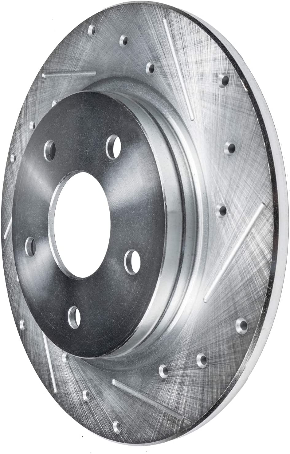Detroit Axle - Rear Drilled Brake Rotors for Impala Allure Lacrosse Grand Prix - 7