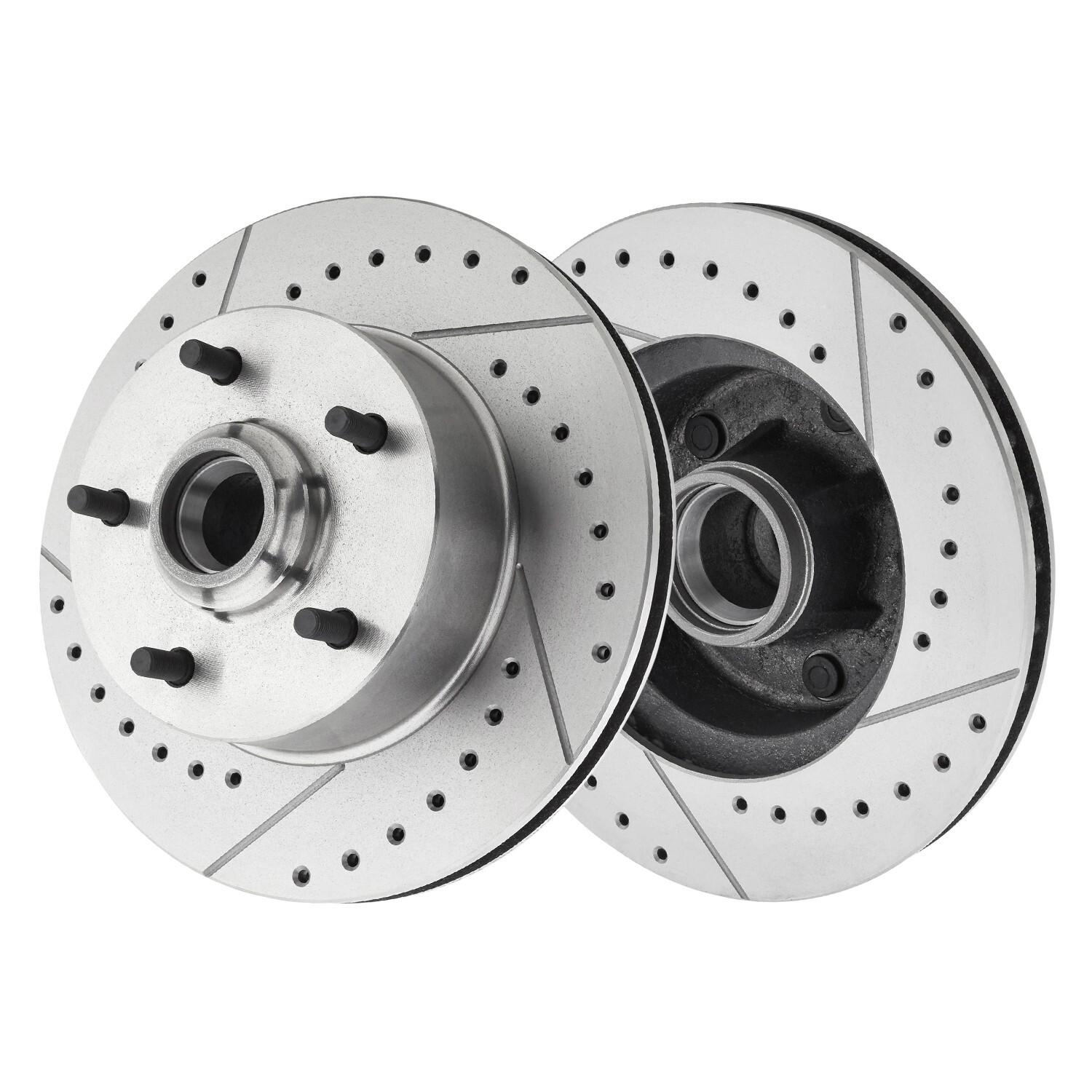 Detroit Axle - Front Drilled and Slotted Brake Rotors for Apollo Skylark Special - 4