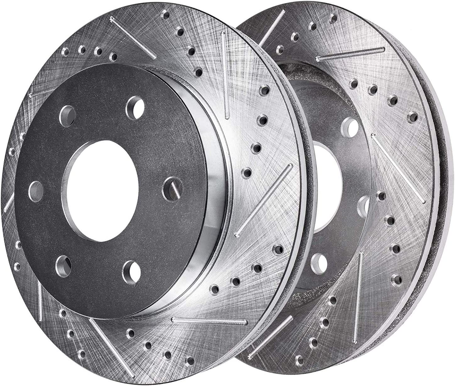 Detroit Axle - Rear Drilled Brake Rotors for Enclave Traverse Acadia Outlook - 4