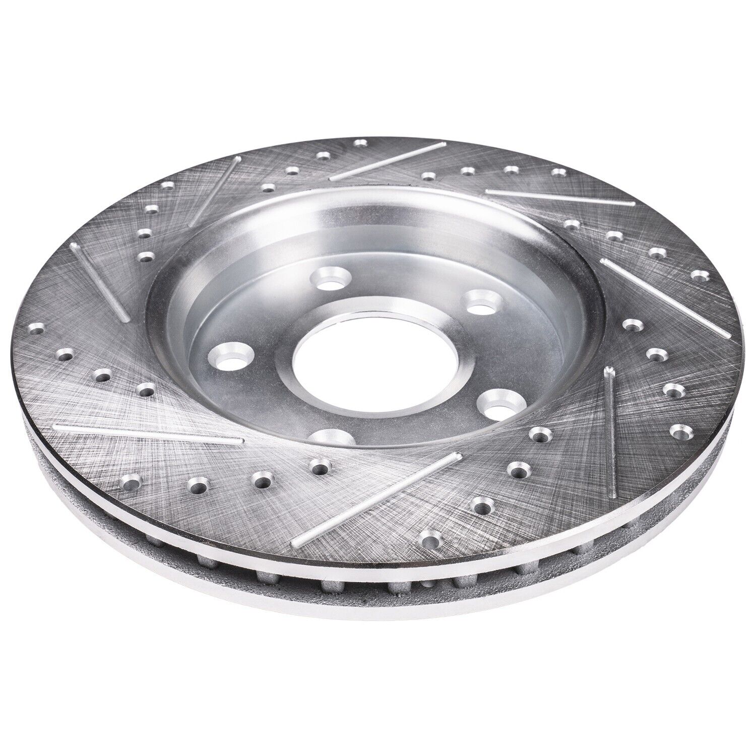 Detroit Axle - 316mm Front Drilled Slotted Brake Rotors for Chevrolet Cobalt HHR - 8