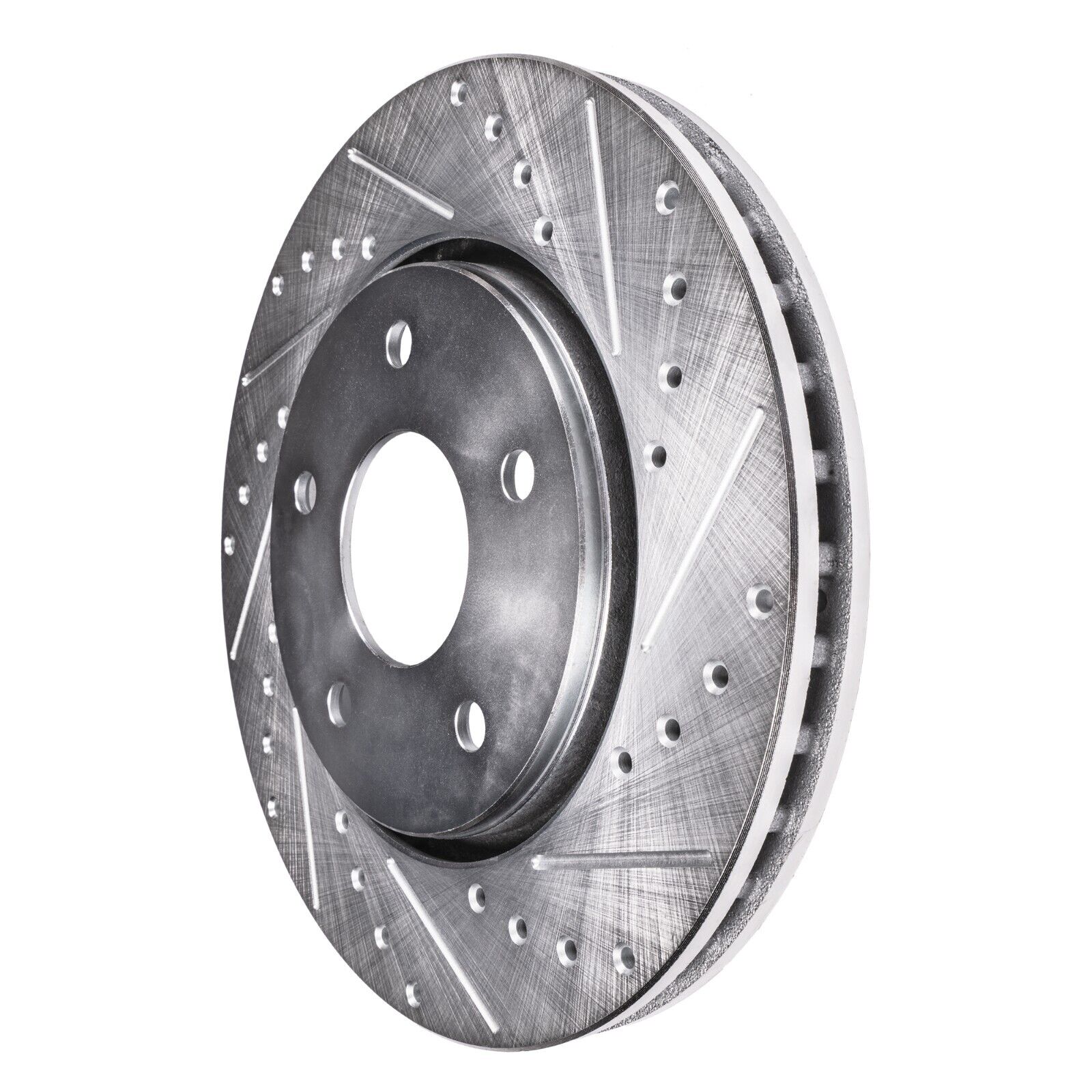 Detroit Axle - 316mm Front Drilled Slotted Brake Rotors for Chevrolet Cobalt HHR - 5