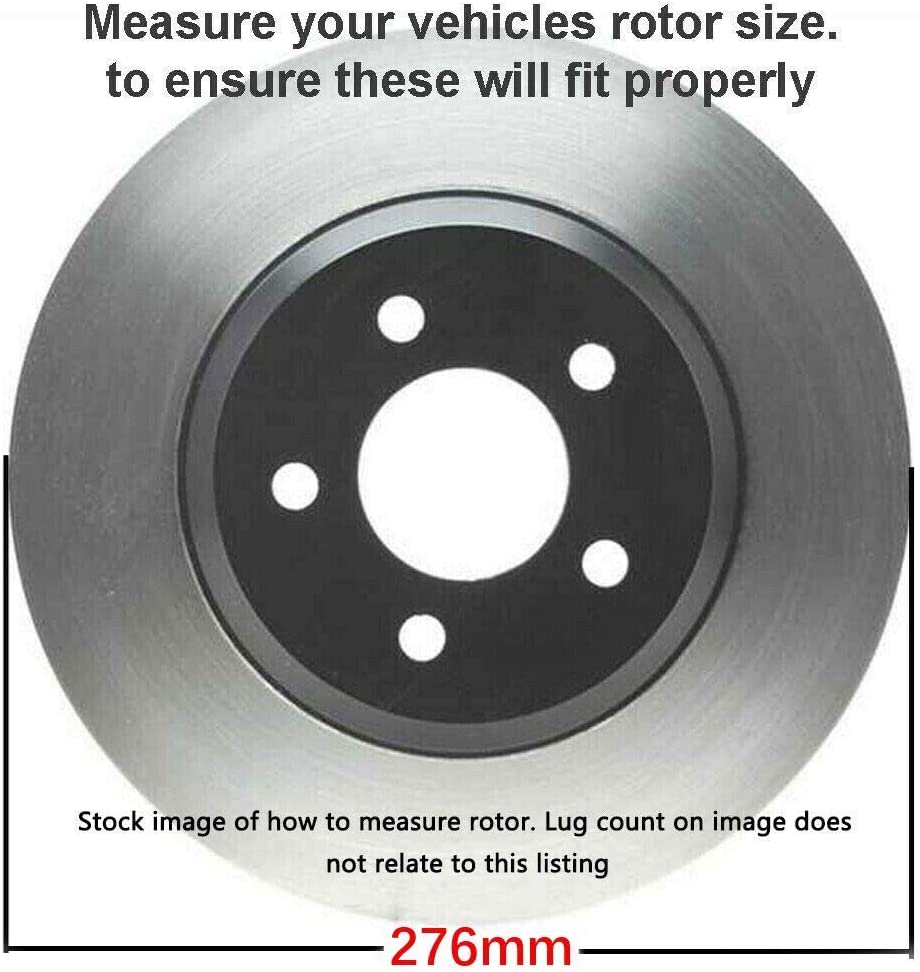 Detroit Axle - Front Drilled Rotors Brake Pads Kit for Chevy Cruze Limited Sonic - 6
