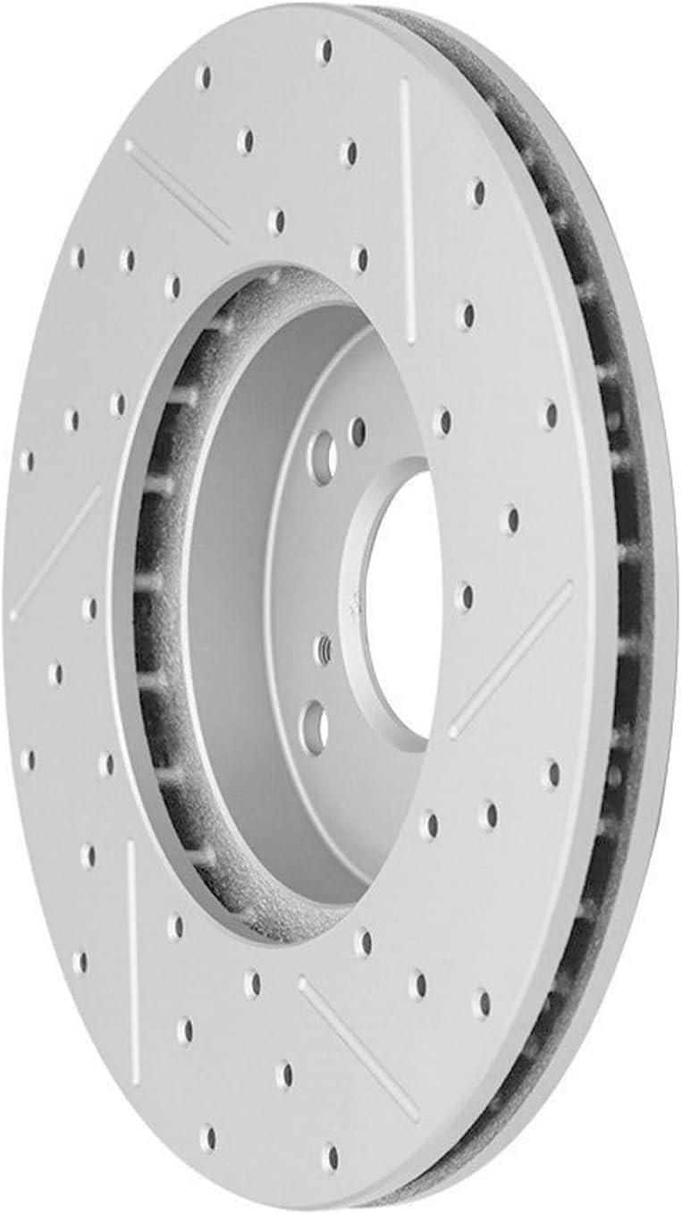 Detroit Axle - Front Drilled and Slotted Brake Rotors for 2014-2020 Acura RLX - 6