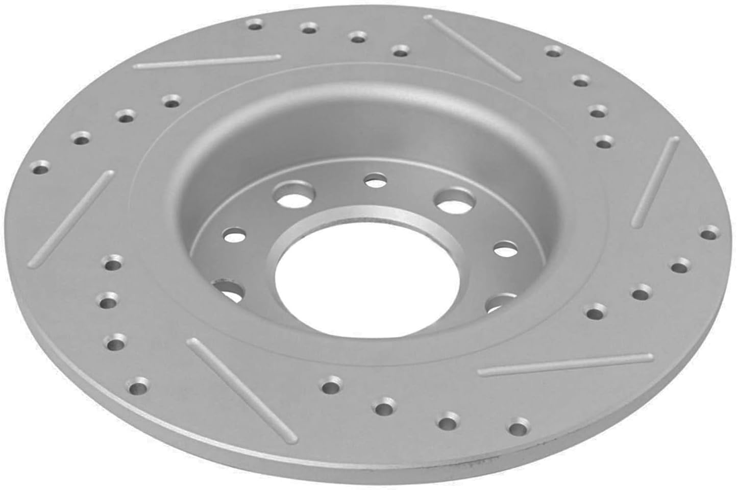 Detroit Axle - Rear Drilled and Slotted Brake Rotors for 2014-2020 Fiat 500L - 8