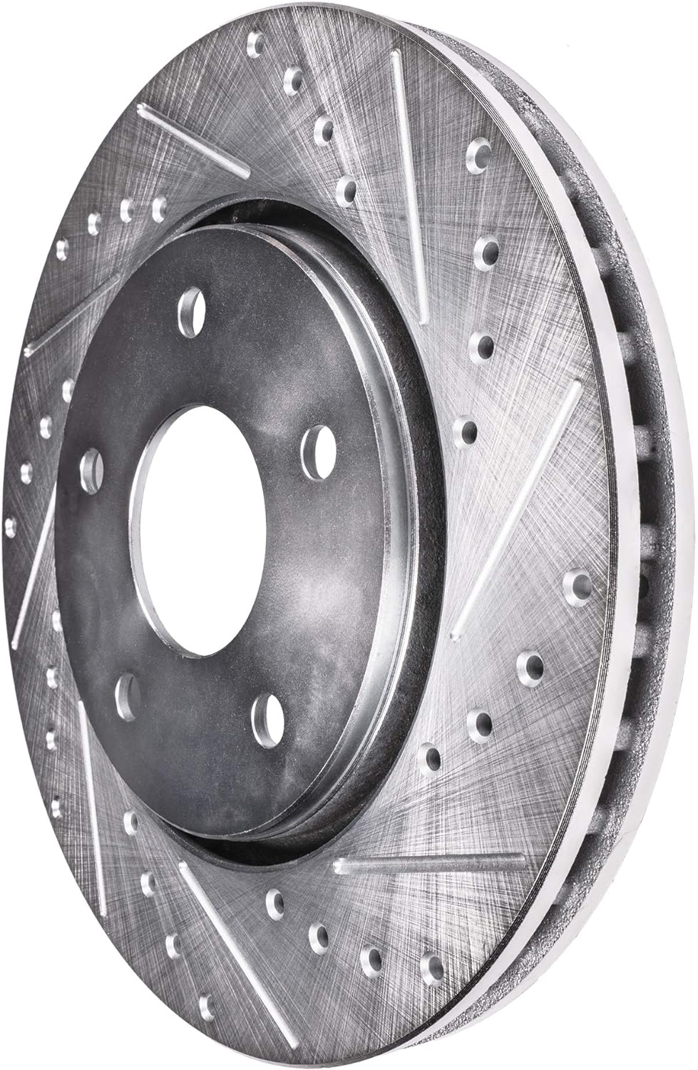 Detroit Axle - Front Drilled and Slotted Brake Rotors for 2014-2022 Mini Cooper - 5