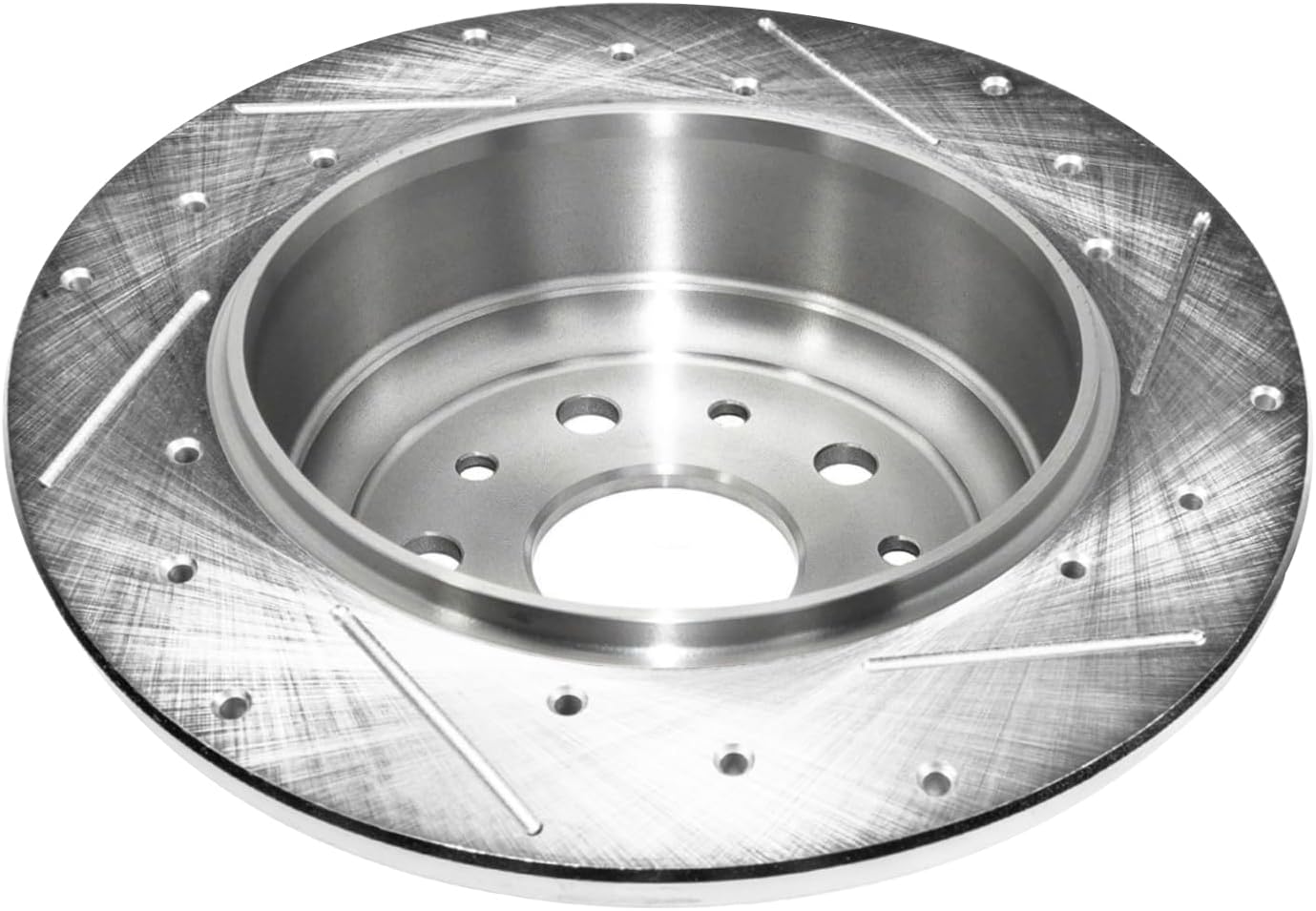 Detroit Axle - Rear Drilled and Slotted Brake Rotors for 2018-2023 Jeep Wrangler - 8