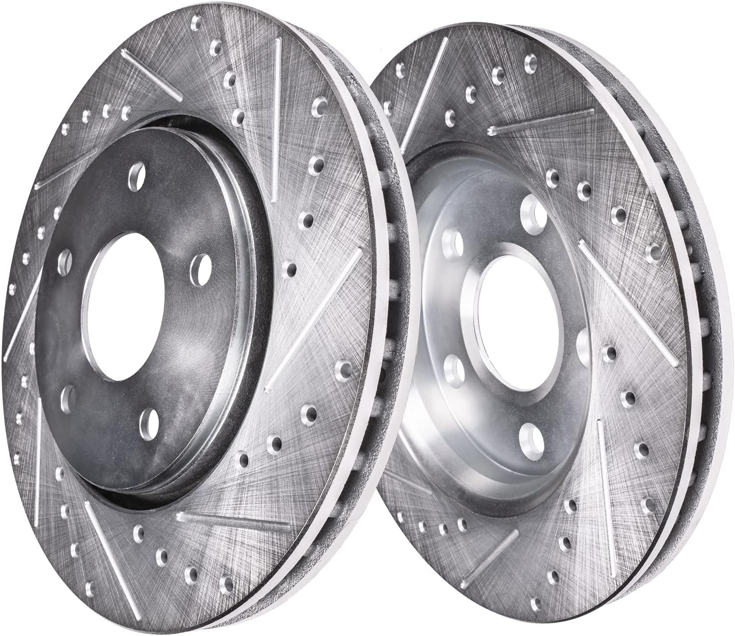 Detroit Axle - Front Drilled Brake Rotors for Ford Escape Bronco Sport Corsair - 4