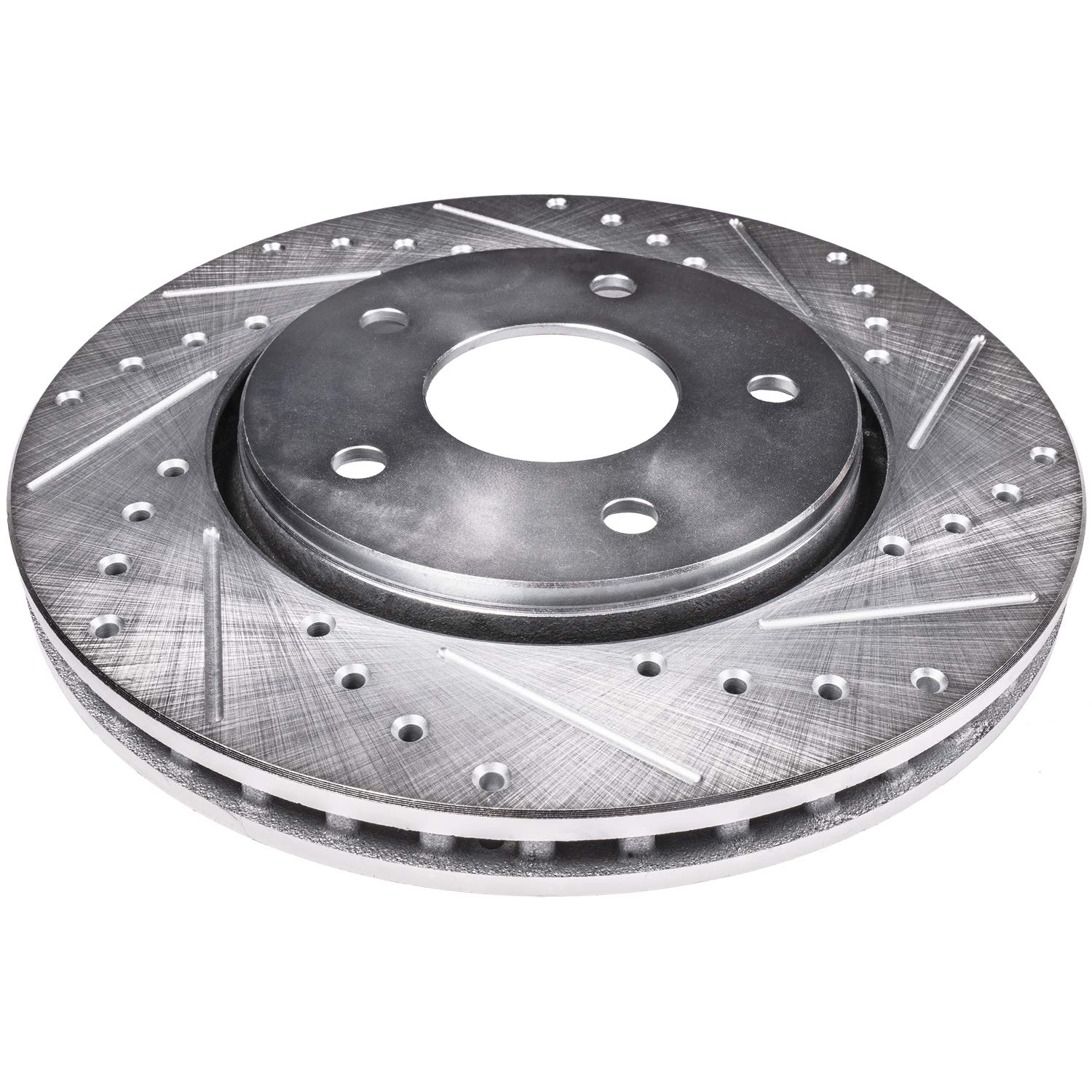 Detroit Axle - Front Drilled Disc Brake Rotors for Hyundai Elantra Sonata Kia K5 - 7
