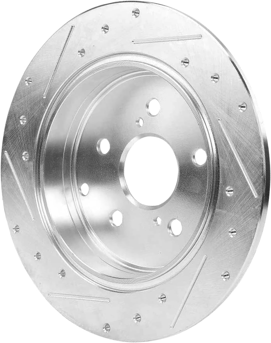 Detroit Axle - Rear Drilled and Slotted Brake Rotors for Toyota Mirai Prius V - 6