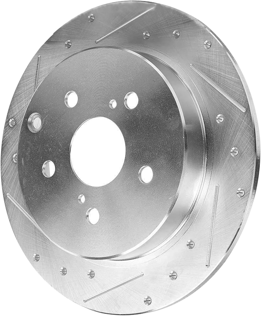 Detroit Axle - Rear Drilled and Slotted Brake Rotors for Toyota Mirai Prius V - 5