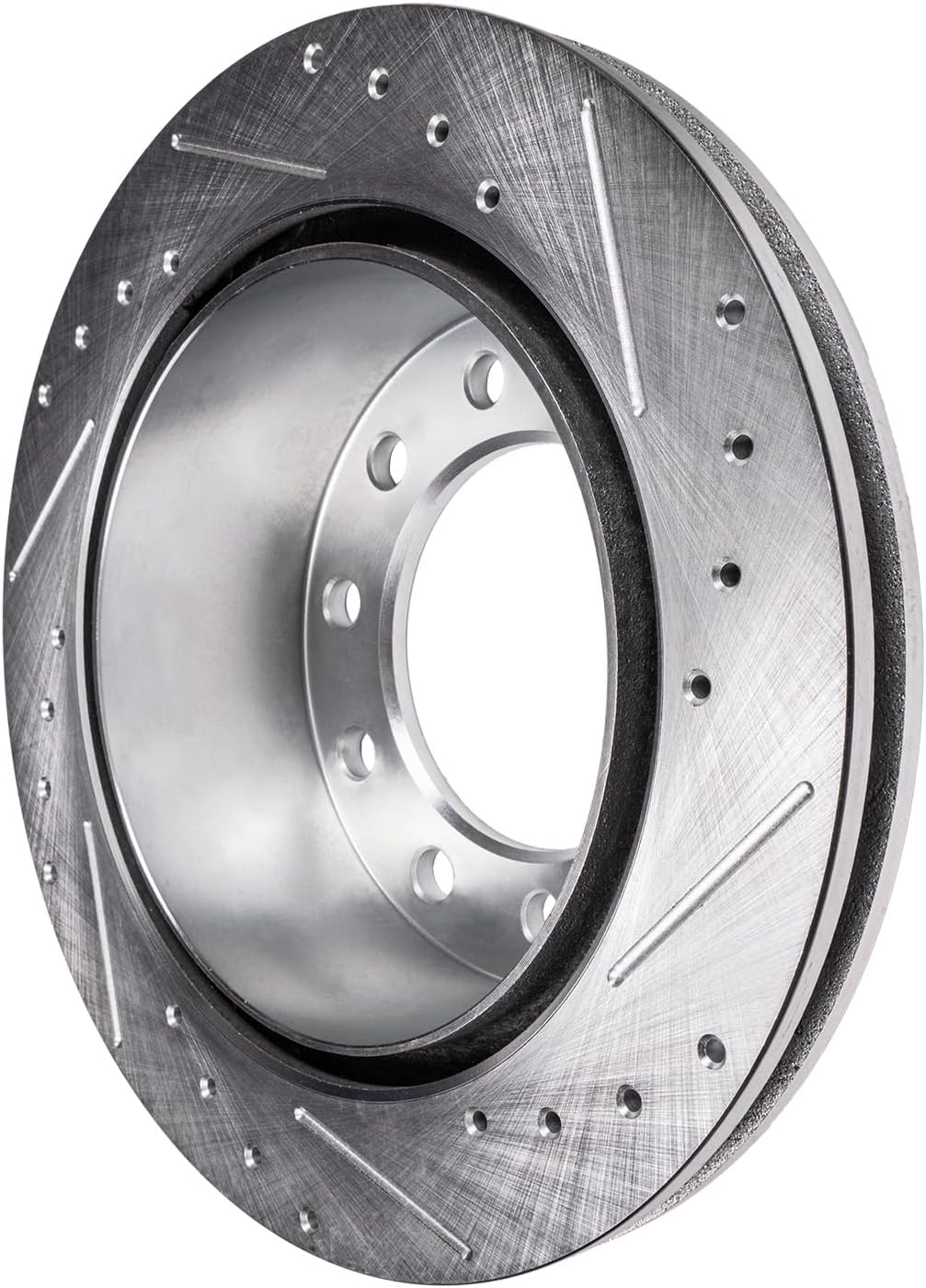 Detroit Axle - Rear Drilled and Slotted Brake Rotors for 2013-2023 Ram 4500 5500 - 6
