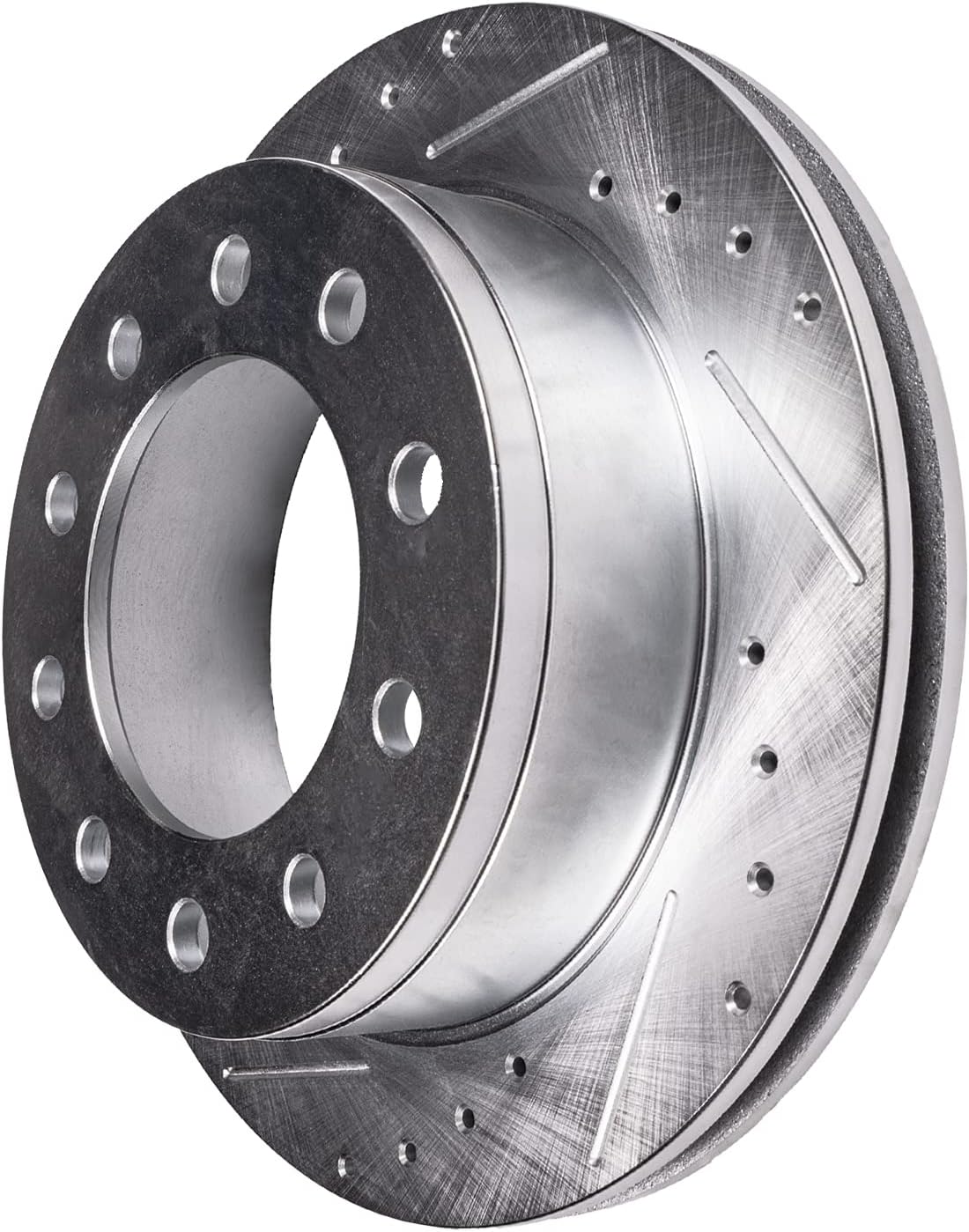 Detroit Axle - Rear Drilled and Slotted Brake Rotors for 2013-2023 Ram 4500 5500 - 5