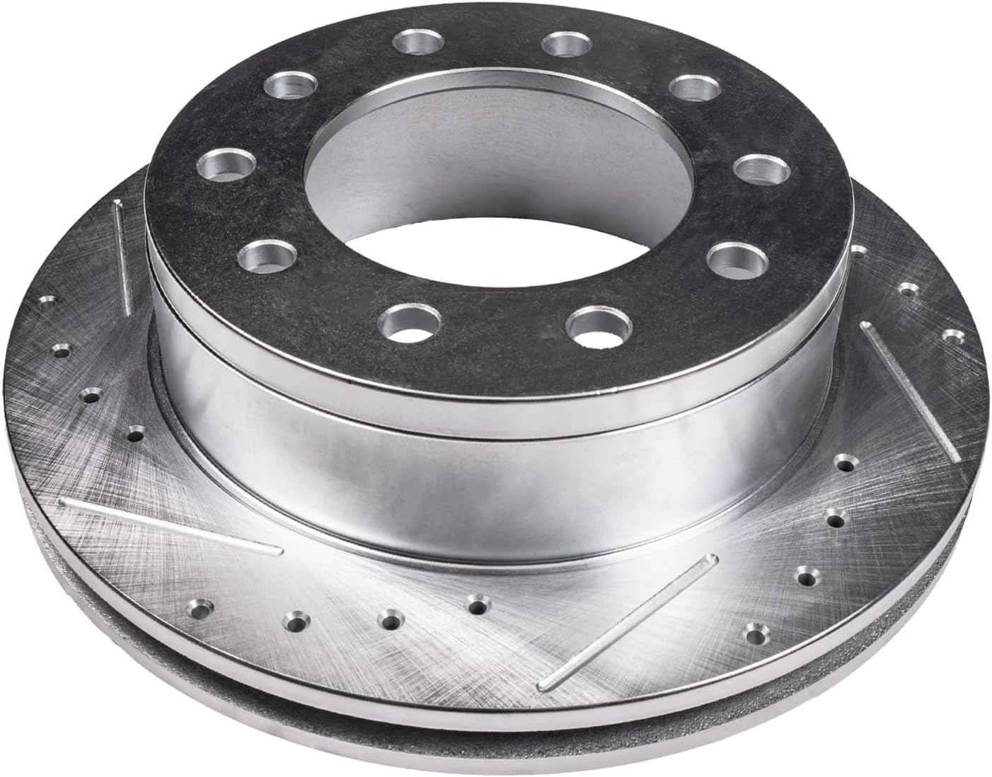 Detroit Axle - Rear Drilled and Slotted Brake Rotors for 2013-2023 Ram 4500 5500 - 7