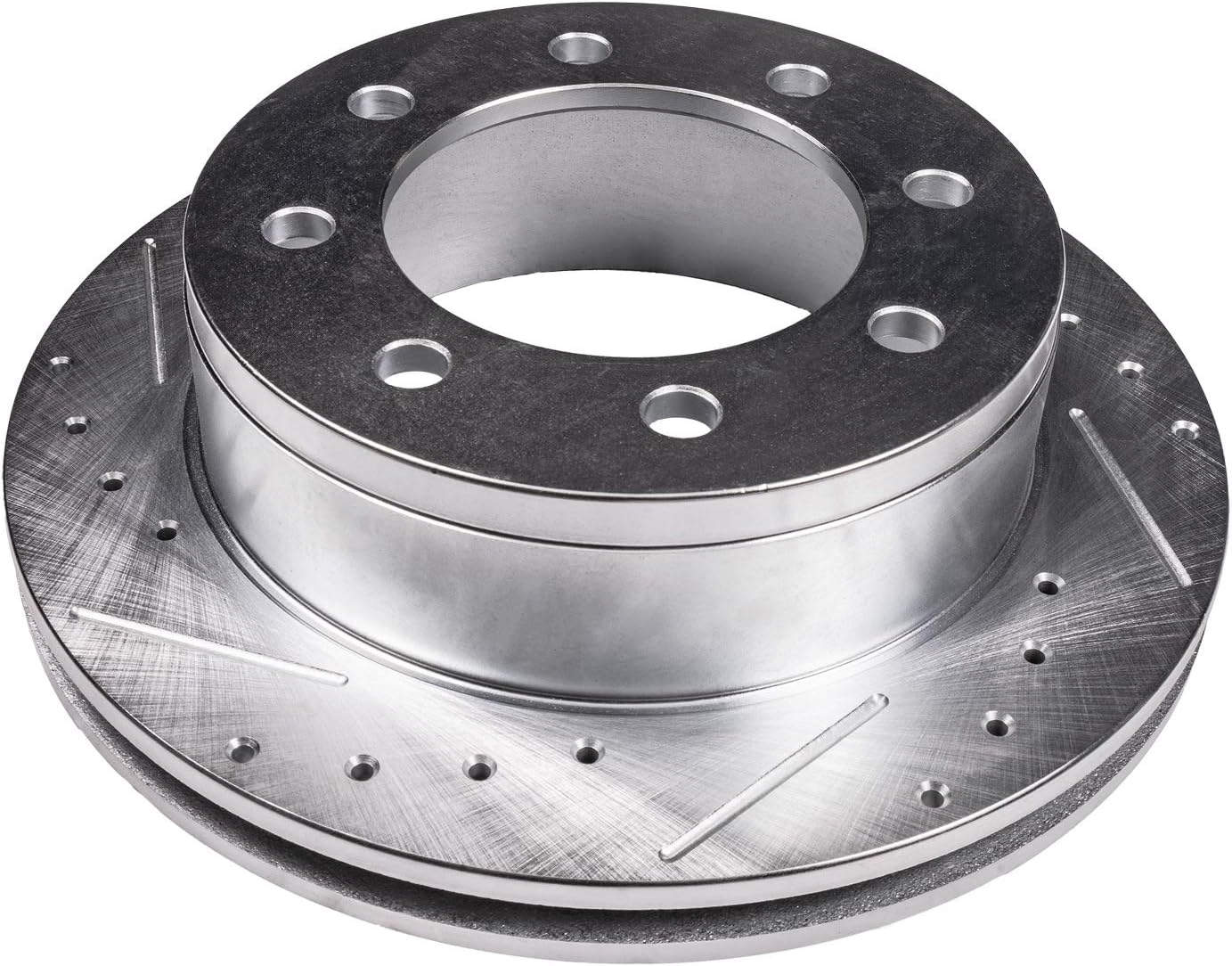 Detroit Axle - Rear Drilled Brake Rotors for Chevy GMC Express Savana 2500 3500 - 7